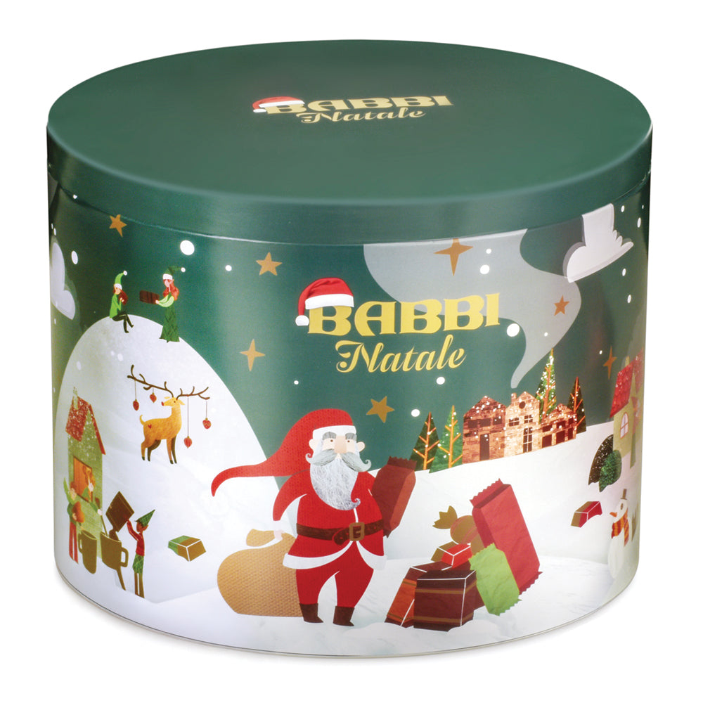 Santa Hatbox Tin - NEW!