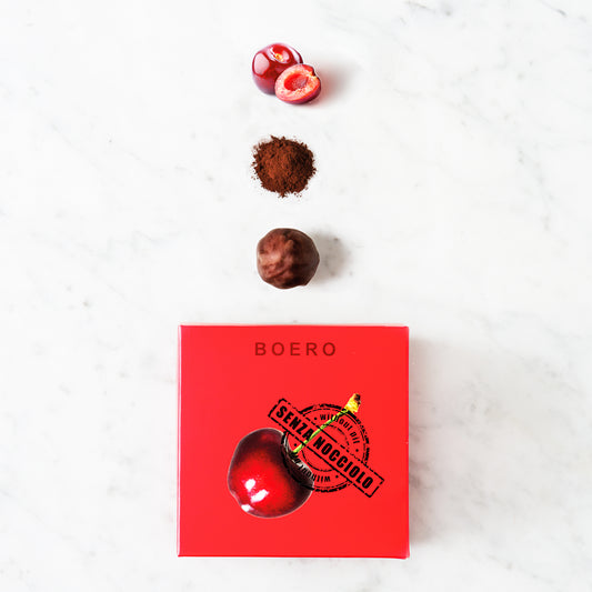 Boero Dark Chocolate Covered Cherries · 200g Box - NEW!
