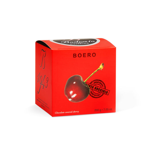 Boero Dark Chocolate Covered Cherries · 200g Box - NEW!