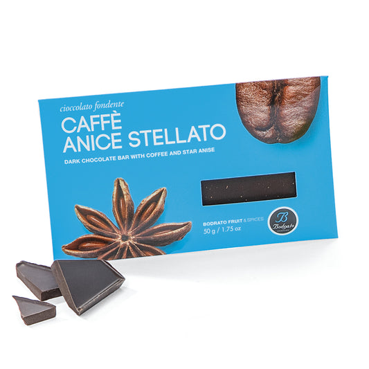 Fruit & Spice Series - Coffee and Star Anice Dark Chocolate Bar - NEW!