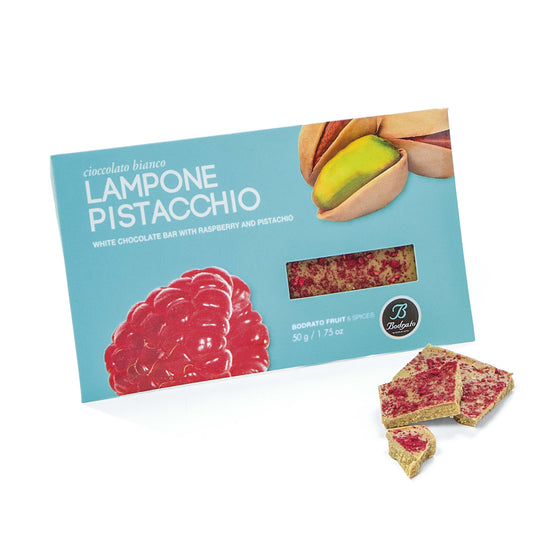 Fruit & Spice Series - Raspberry Pistachio White Chocolate Bar - NEW!