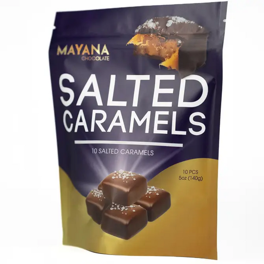 Fleur de Sel 10pc Caramels · Chocolate covered - NEW!