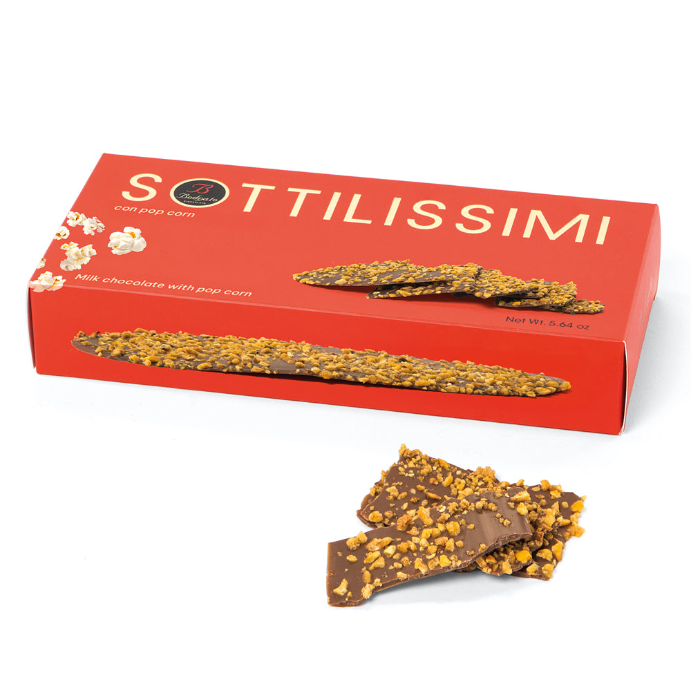 Sottillissimi · Milk Chocolate + Popcorn